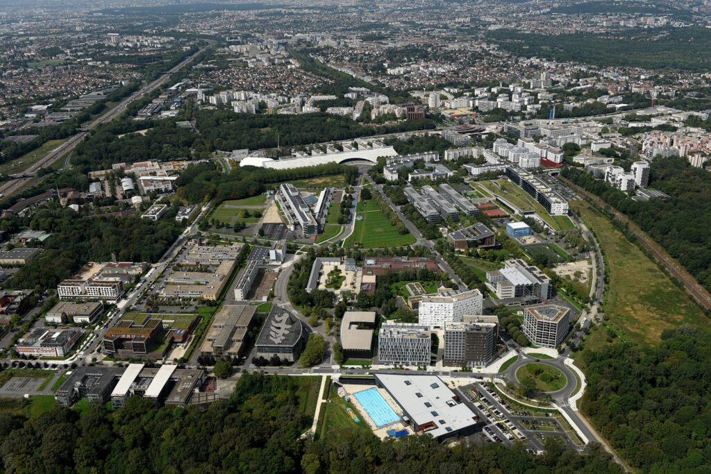 Vue aérienne de la ZAC de la Haute-Maison à Champs-sur-Marne